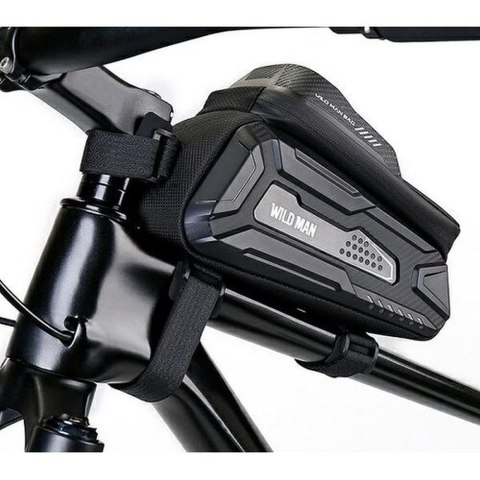 WILDMAN sakwa rowerowa na ramę na zamek 2L (4" - 7") M30 czarna