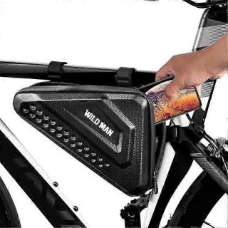 WILDMAN sakwa rowerowa pod ramę na zamek 2,5L ES19 czarna
