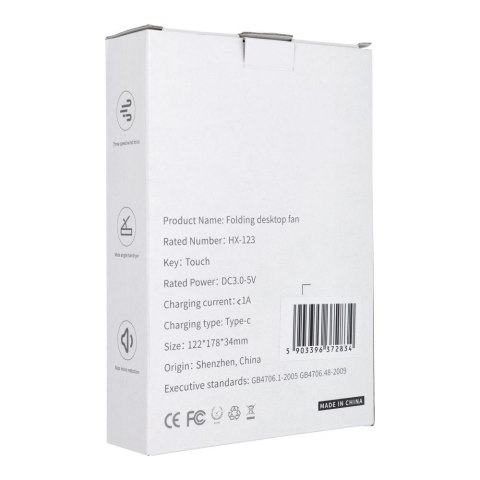 Wentylator / wiatrak biurkowy HX-123 beżowy