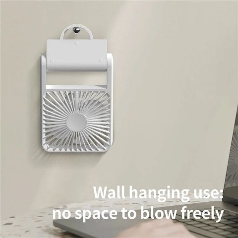 Wentylator / wiatrak biurkowy HX-123 biały