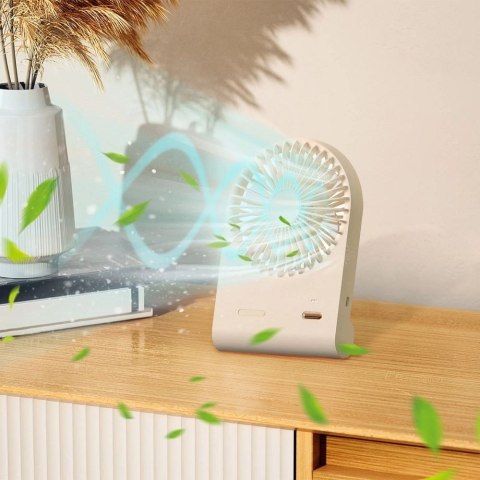 Wentylator / wiatrak biurkowy HX-125 biały