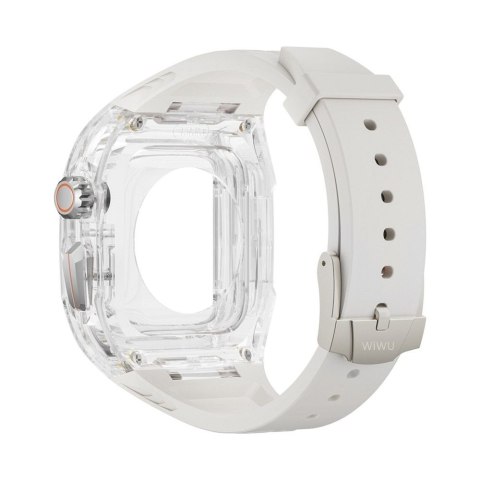 WiWU - Pasek do smartwatcha Wi-WB013 Rambo Watch Band 42/44/45mm - biały