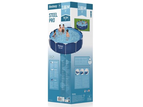 Bestway basen stelażowy 366x76 cm 6,473L 56706