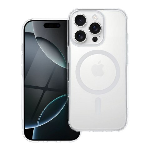 Drop Glue Colorful Ring Mag Cover kompatybilny z MagSafe pasuje do SAMSUNG A37 biały