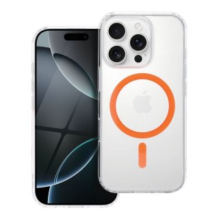 Drop Glue Colorful Ring Mag Cover kompatybilny z MagSafe pasuje do SAMSUNG A37 pomarańczowy