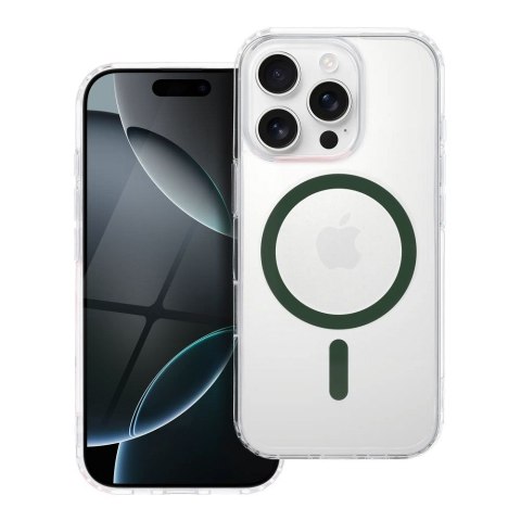 Drop Glue Colorful Ring Mag Cover kompatybilny z MagSafe pasuje do SAMSUNG A57 ciemny zielony