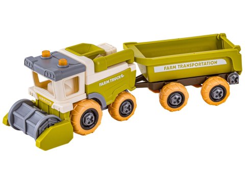 Farma Traktor Kombajn Do Skręcania Gospodarstwo Rolne Zestaw Majsterkowicza Rolnika Traktor Kombajn Zwierzęta Wkrętarka