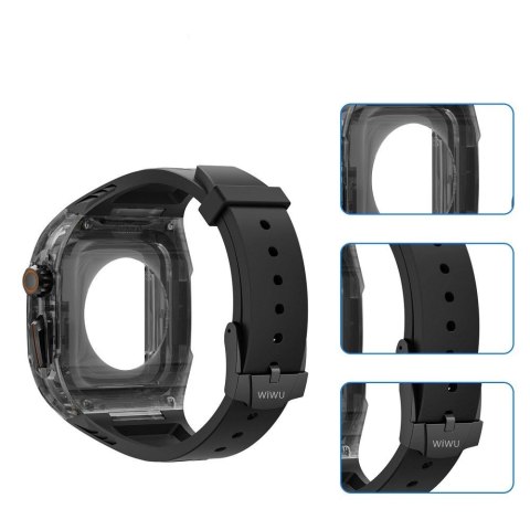 WiWU - Pasek do smartwatcha Wi-WB013 Rambo Watch Band 49mm - czarny