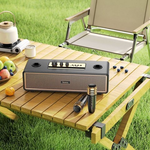 Zestaw do karaoke bluetooth 25W 6h Hoco BS63 czarny