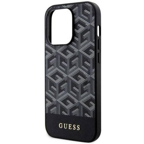 GUESS futerał do IPHONE 14 Pro GUHMP14LHGCFSEK (MAG GCUBE) czarny