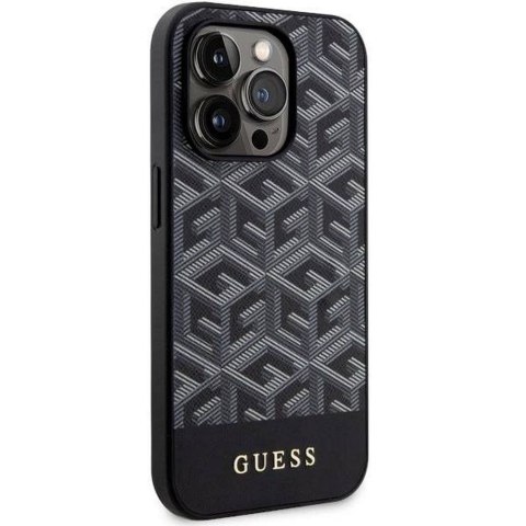 GUESS futerał do IPHONE 14 Pro GUHMP14LHGCFSEK (MAG GCUBE) czarny