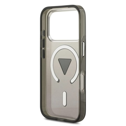 GUESS futerał do IPHONE 17 Pro Max kompatybilny z MagSafe GUHMP17XHGTMLCGK (IML Gradient W/ Triangle Logo) czarny