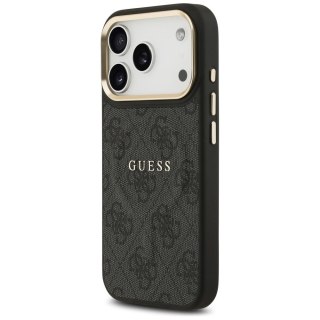 GUESS futerał do IPHONE 17 Pro kompatybilny z MagSafe GUHMP17LP4MSEGCK (PU 4G W/ Classic) czarny