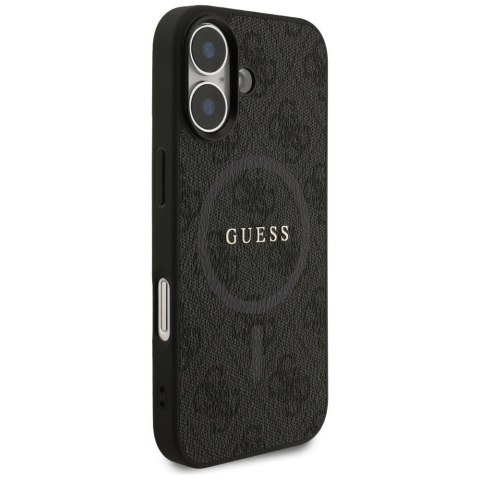 GUESS futerał do IPHONE 17 kompatybilny z MagSafe GUHMP17SG4GFRK (PU 4G Ring Classic Logo) czarny