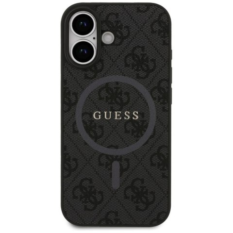 GUESS futerał do IPHONE 17 kompatybilny z MagSafe GUHMP17SG4GFRK (PU 4G Ring Classic Logo) czarny