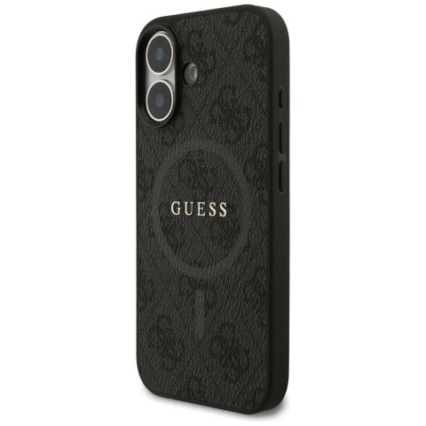 GUESS futerał do IPHONE 17 kompatybilny z MagSafe GUHMP17SG4GFRK (PU 4G Ring Classic Logo) czarny