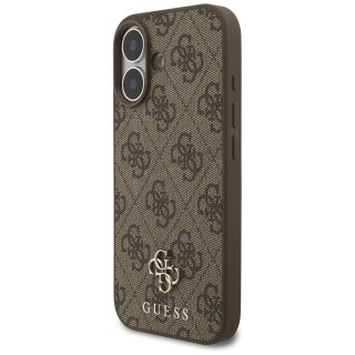 GUESS futerał do IPHONE 17 kompatybilny z MagSafe GUHMP17SP4SM4MW (PU 4G Small 4G and Classic) brązowy