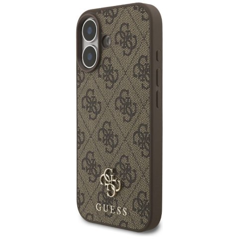 GUESS futerał do IPHONE 17 kompatybilny z MagSafe GUHMP17SP4SM4MW (PU 4G Small 4G and Classic) brązowy