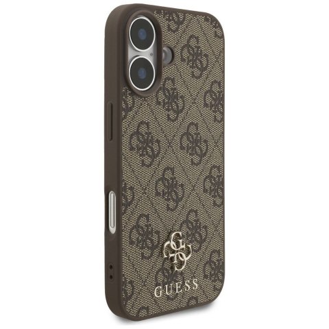 GUESS futerał do IPHONE 17 kompatybilny z MagSafe GUHMP17SP4SM4MW (PU 4G Small 4G and Classic) brązowy