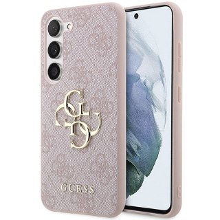 GUESS futerał do SAMSUNG A35 GUHCSA354GMGPI (4G Big Metal Logo) różowy