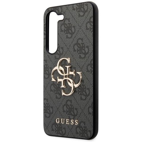 GUESS futerał do SAMSUNG S24 GUHCS24S4GMGGR (Leather 4G Metal Logo) czarny