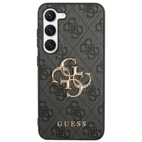GUESS futerał do SAMSUNG S24 GUHCS24S4GMGGR (Leather 4G Metal Logo) czarny