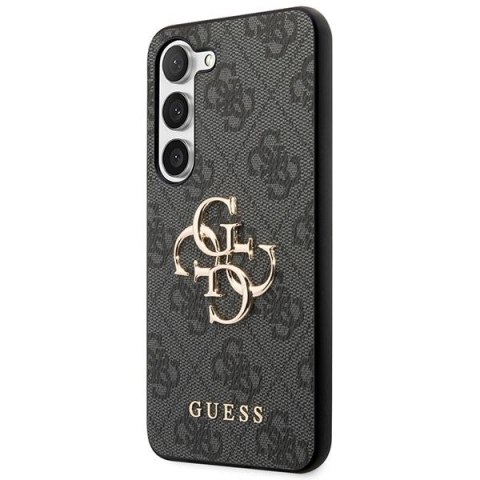 GUESS futerał do SAMSUNG S24 GUHCS24S4GMGGR (Leather 4G Metal Logo) czarny