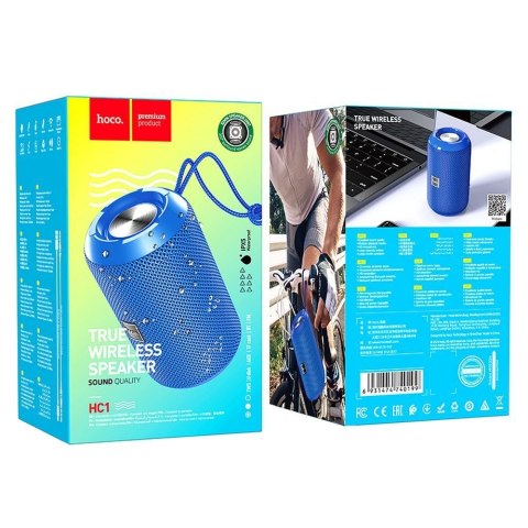 Głośnik bezprzewodowy 5W 4h Hoco HC1 niebieski