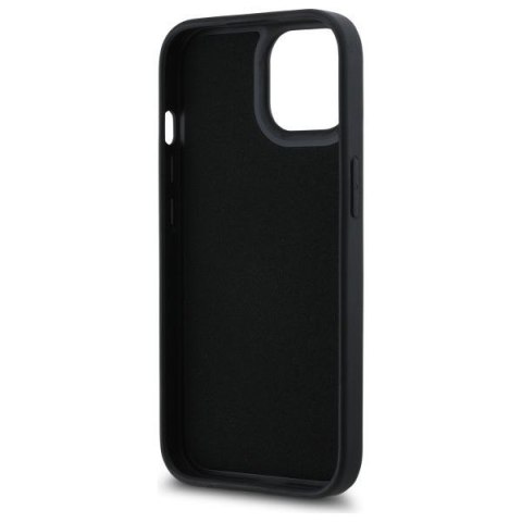 KARL LAGERFELD futerał do IPHONE 15 KLHCP15S3DRKSDLK (3D Rubber Signature) black