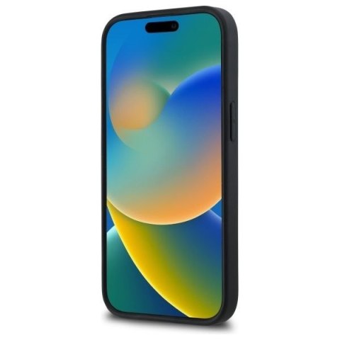 KARL LAGERFELD futerał do IPHONE 15 KLHCP15S3DRKSDLK (3D Rubber Signature) black