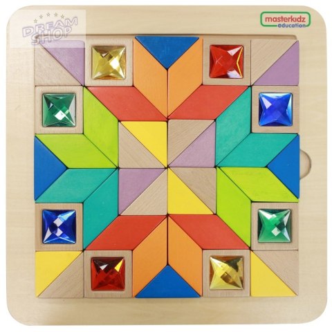 MASTERKIDZ Układanka Mozaika Nauka Kolorów i Kształtów Tangram MASTERKIDZ Układanka Mozaika Nauka Kolorów i Kształtów Tangram