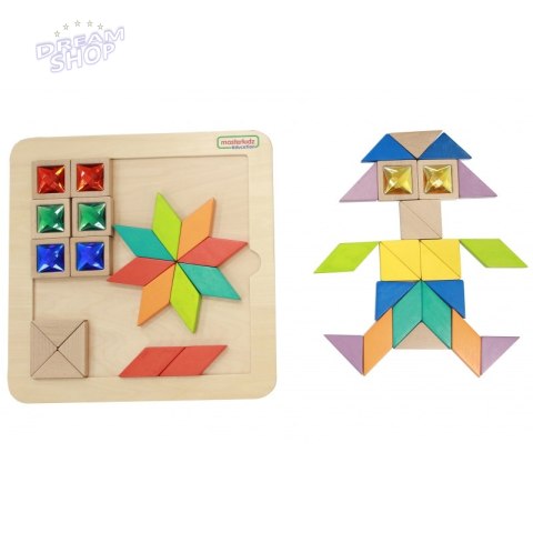 MASTERKIDZ Układanka Mozaika Nauka Kolorów i Kształtów Tangram MASTERKIDZ Układanka Mozaika Nauka Kolorów i Kształtów Tangram
