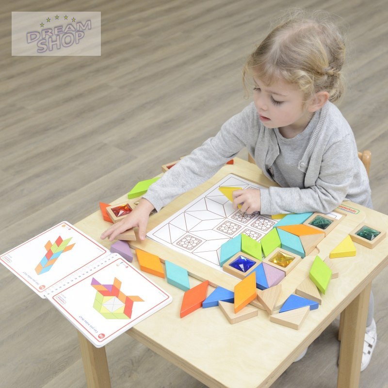 MASTERKIDZ Układanka Mozaika Nauka Kolorów i Kształtów Tangram MASTERKIDZ Układanka Mozaika Nauka Kolorów i Kształtów Tangram