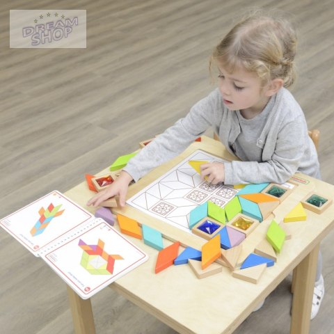 MASTERKIDZ Układanka Mozaika Nauka Kolorów i Kształtów Tangram MASTERKIDZ Układanka Mozaika Nauka Kolorów i Kształtów Tangram