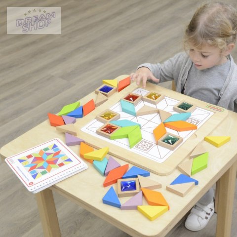 MASTERKIDZ Układanka Mozaika Nauka Kolorów i Kształtów Tangram MASTERKIDZ Układanka Mozaika Nauka Kolorów i Kształtów Tangram