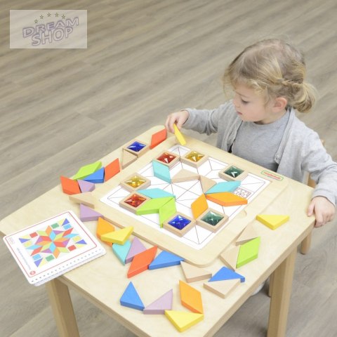 MASTERKIDZ Układanka Mozaika Nauka Kolorów i Kształtów Tangram MASTERKIDZ Układanka Mozaika Nauka Kolorów i Kształtów Tangram