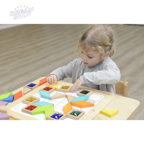 MASTERKIDZ Układanka Mozaika Nauka Kolorów i Kształtów Tangram MASTERKIDZ Układanka Mozaika Nauka Kolorów i Kształtów Tangram