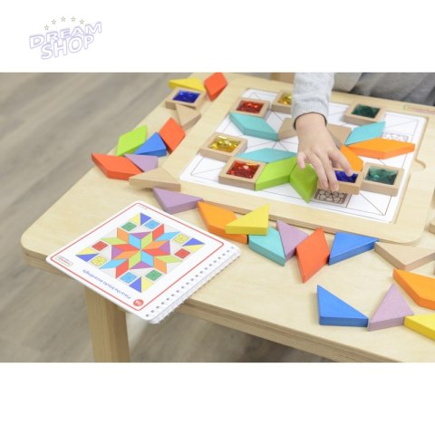 MASTERKIDZ Układanka Mozaika Nauka Kolorów i Kształtów Tangram MASTERKIDZ Układanka Mozaika Nauka Kolorów i Kształtów Tangram