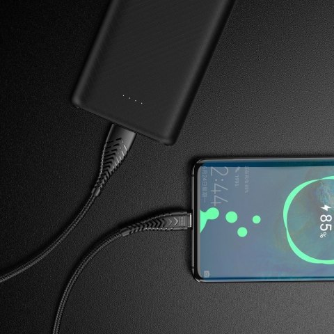 Kabel USB A do Typ C VEGER 2,4A V104 1,2 m czarny