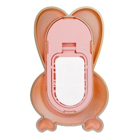 Stojak na telefon KRÓLICZEK - naklejany - różowy