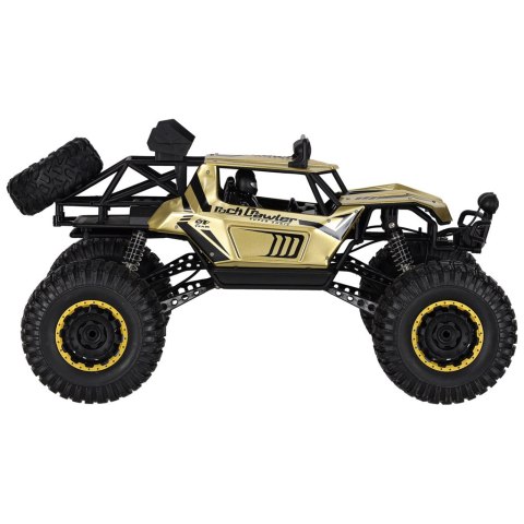 Samochód zdalnie sterowany 2,4GHz 1:8 51cm metal złoty