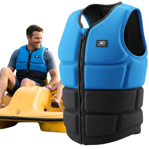 KAMIZELKA NEOPRENOWA ASEKURACYJNA SUP XQMAX R.M BLUE/ BLACK
