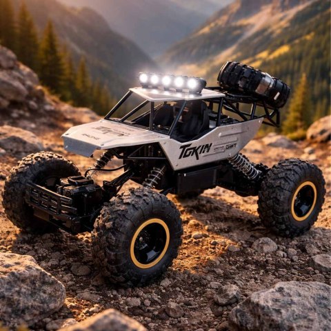 Samochód RC Rock Crawler 1:12 4WD METAL srebrny