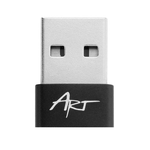Adapter USB A 2.0 do USB C ART C14 OTG czarny