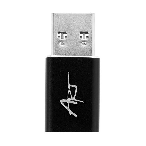 Adapter USB A 3.0 do USB C ART C12 OTG czarny