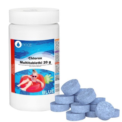 Chlorox Multitabletki Chlorox 20g Chemia do basenu 1KG BLUE BA0566