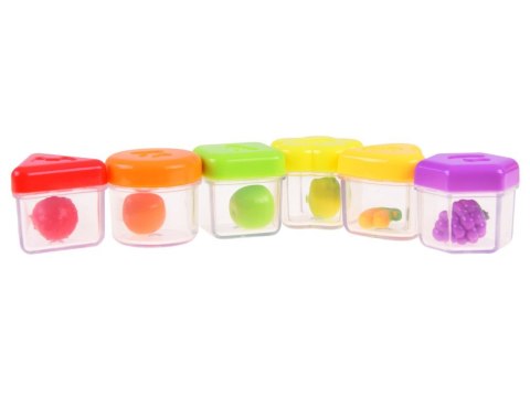 Interaktywna LOKOMOTYWA Sorter + kolorowe klocki Muzyka + światło ZA0104