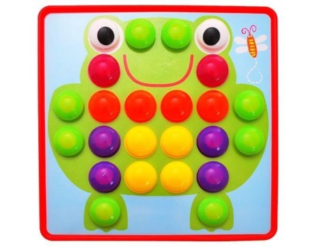 Kreatywna mozaika Montessori UKŁADANKA guzikowa - obrazki pinezki ZA1706