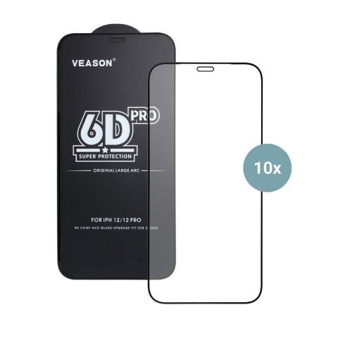 Szkło Hartowane 6D Pro Veason Glass (SET 10in1) - do Samsung Galaxy A37 5G czarny