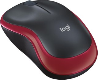 Myszka bezprzewodowa Logitech 2,4G 1000 dpi M185 czerwona